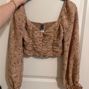 Windsor Floral Blouse - Blush